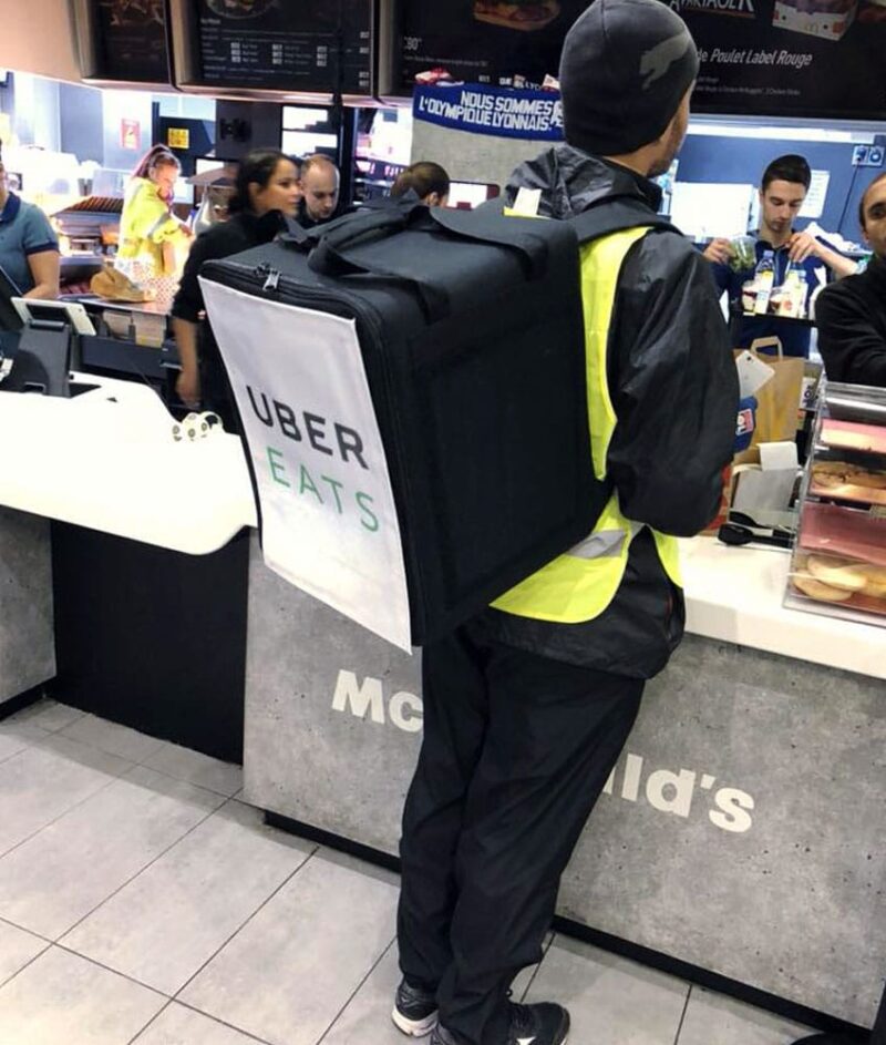 D!Bag 33 sac de livraison isotherme pour coursier à vélo Uber Eats