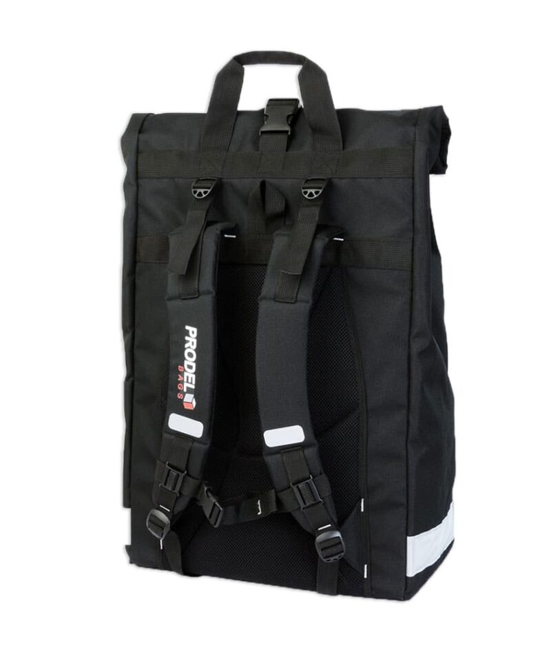 Rolltop backpack - Messenger bag - sac de livraison Sac à dos pour coursier à vélo - noir