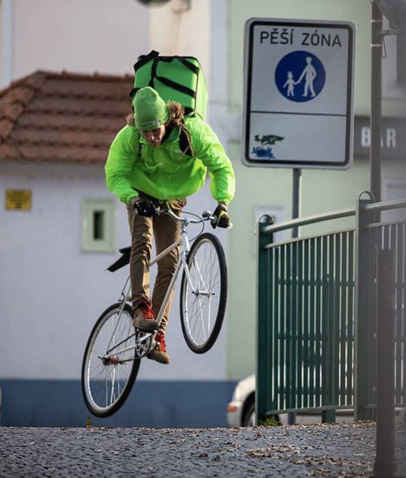 D!Bag 33 sac de livraison isotherme pour coursier à vélo Uber Eats