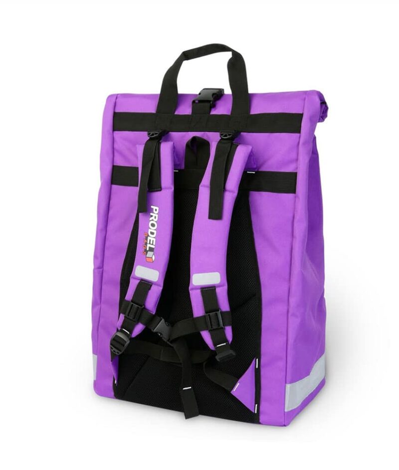 Rolltop backpack - Messenger bag - sac de livraison Sac à dos pour coursier à vélo - violet