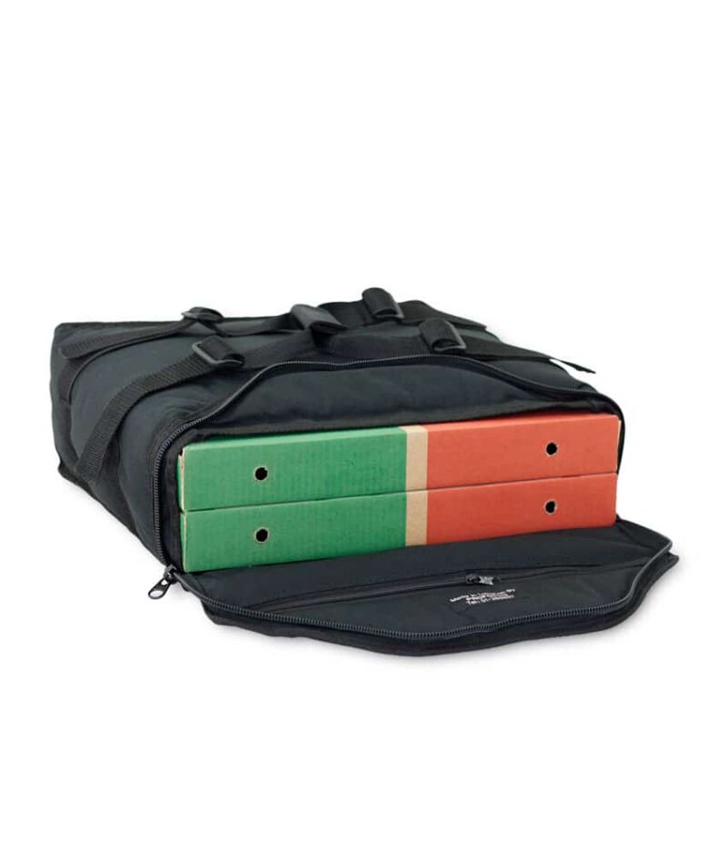 Sac de livraison isotherme noir Prodelbags pour livraison de pizza 43cm.