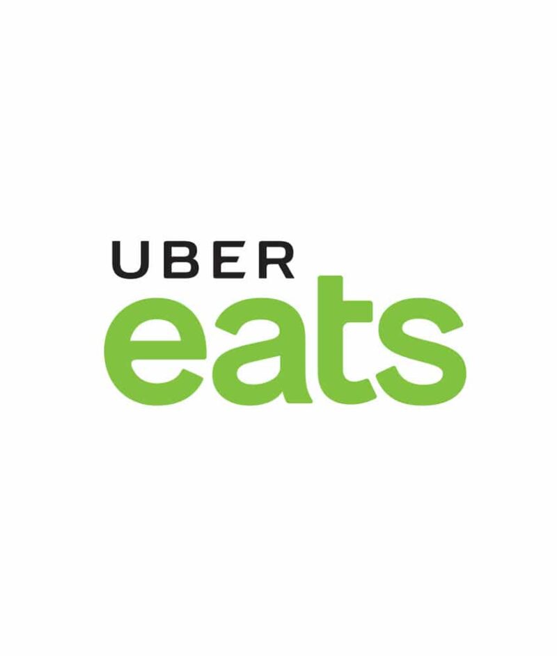 Impression numérique sure PVC. Logo Uber Eats. Sac Uber Eats