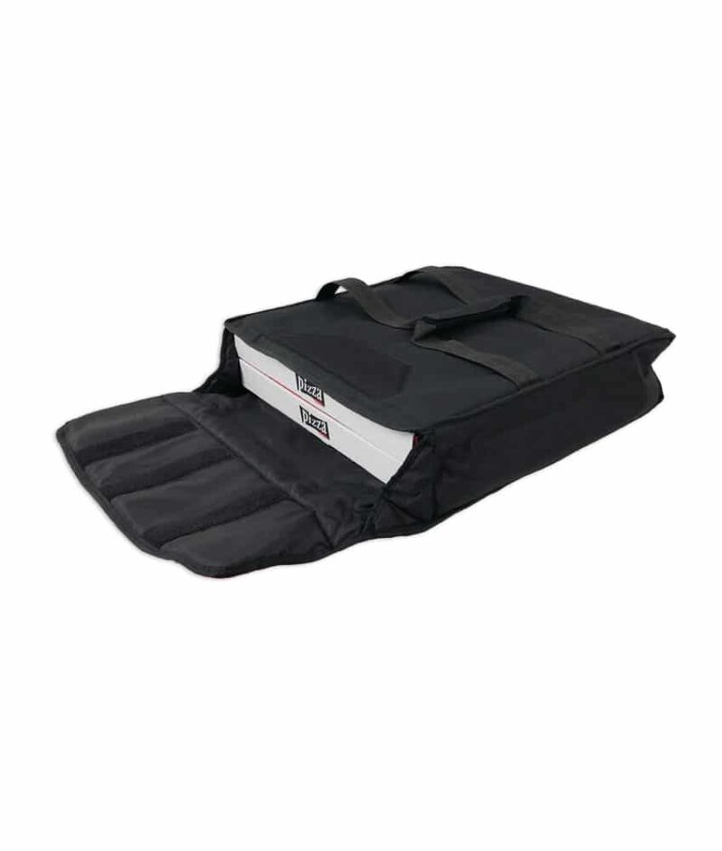 Sac de livraison isotherme noir Prodelbags pour livraison de pizza 40cm.